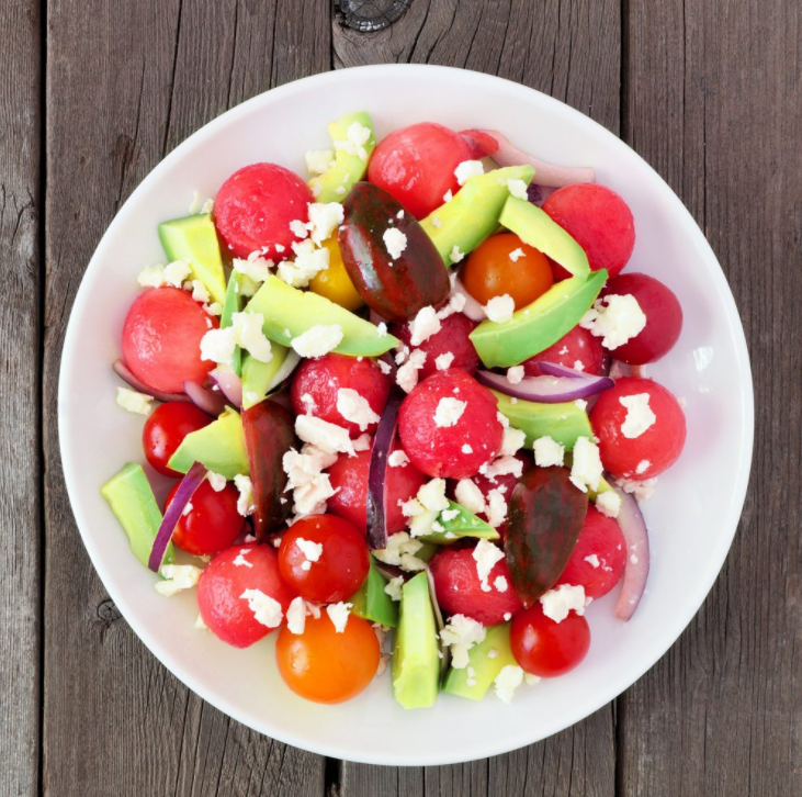 Avocado Watermelon Salad (Watermelon)