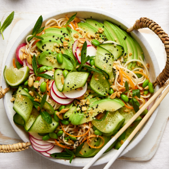 Cucumber Avo Bowl preview