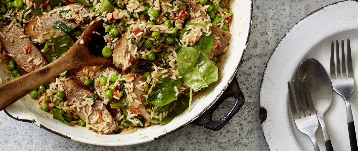 SPINACH Onions Paella 2