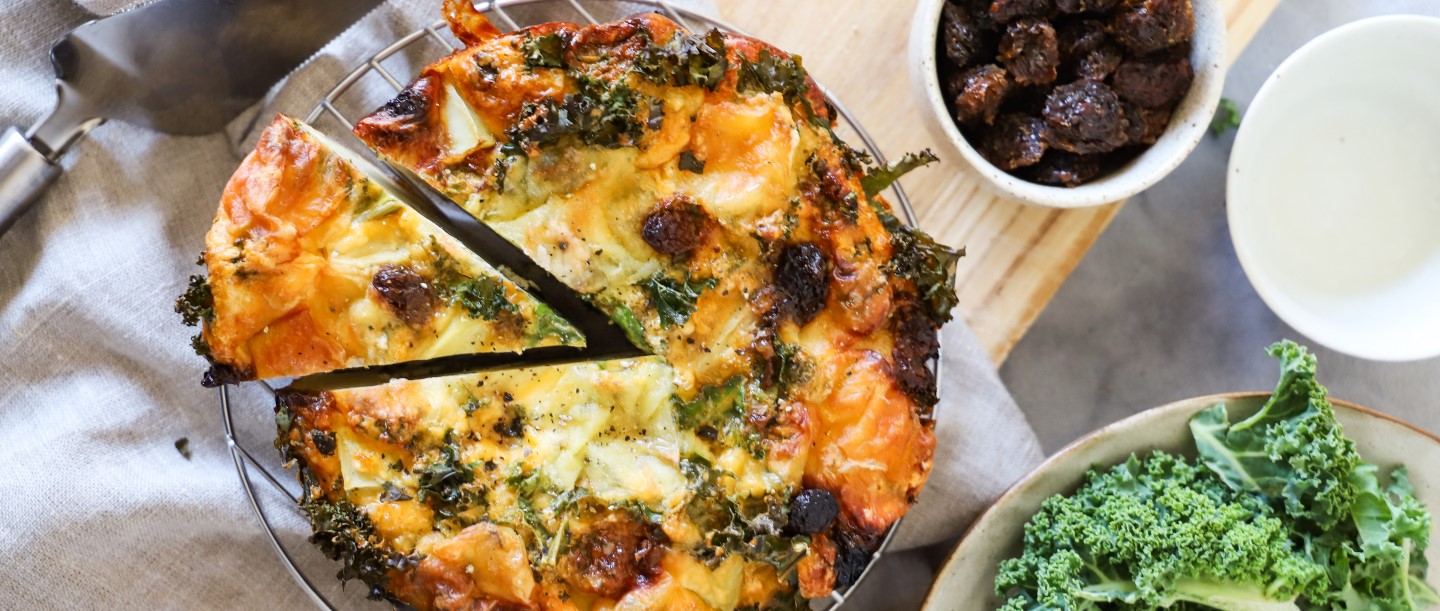 Wilted Kale, Mozzarella & Raisin Tart 2